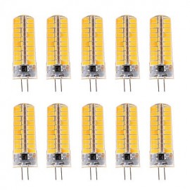 10 pièces Dimmable G4 7W 80 SMD 5730 500-700 LM blanc chaud/blanc froid LED ampoules de maïs AC 110 V/AC 220 V