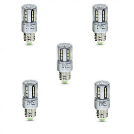 Lampada – lampe LED épis de maïs en aluminium, 5W, E27, 24SMD 5736, 600lm, blanc chaud/froid, décoratif (AC85-265V), 5 pièces