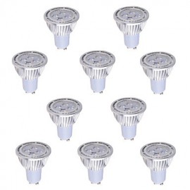 10 pièces GU10 6 W 4 * COB 540 LM blanc chaud/blanc froid MR16 spots décoratifs V