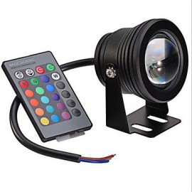 Lampe sous-marine RGB 10W, étanche IP68, tension de sécurité 12V, lumières colorées sous-marines