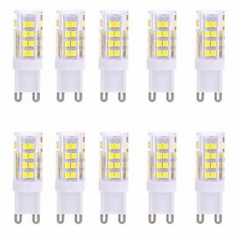 10 pièces G9 5W 51 SMD 2835 400-600 LM blanc chaud/blanc froidAC 220-240V