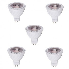 pièces MR16 5W LED spot COB blanc chaud/froid décoratif COB LED éclairage encastré (12V)