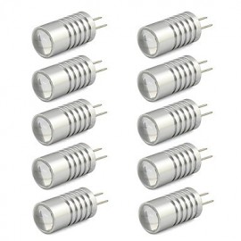 2W G4 LED Bi-pin Lights T 1 LED Haute Puissance 190 lm Blanc Chaud / Blanc Froid DC 12 V 10 pcs