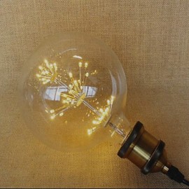 Ampoules Globe LED 2W E26/E27 49 Dip LED 220 lm Jaune Décoratif V 1 pcs