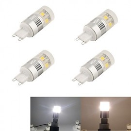 pièces G9 3W 11 * SMD5050 220LM ampoules de maïs blanc (AC220-240V)