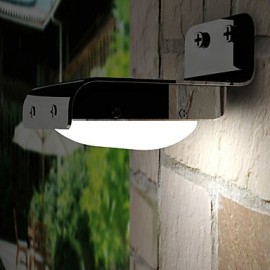 Lumière blanche à 16 LED, lumière solaire, capteur sonore, applique murale de jardin