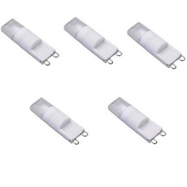 Lampes Maïs LED 3W G9 T 1 COB 270 lm Blanc Froid Dimmable V 5 pcs