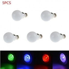 pièces 3 W E27 RGB LED ampoule lampe LED Spot avec télécommande (85-265 V)