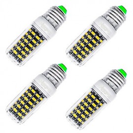 Ampoule LED épis de maïs haute luminosité E27 5733 SMD 7W, projecteur, lampe à bougie pour éclairage domestique, lumière blanche chaude 220V, 4 pièces