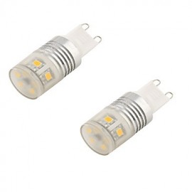 pièces G9 3W SMD 11*2835 lumières décoratives LED blanc froid AC85-265