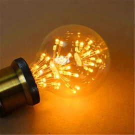 G80LED partout dans le ciel étoile Edison ampoule décorative mode 220 V 2 W 2300 K E27 jaune chaud