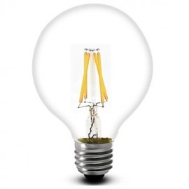 ON E26/E27 3,5 W 4 COB 380 LM Ampoules à Filament LED Décoratives G80 Blanc Chaud V