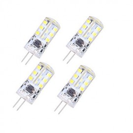 pièces G4 5W 320lm 27-SMD 2835 lampe en cristal blanc chaud (12V)