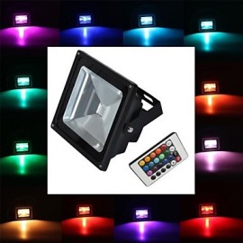 Projecteur LED 10W 1 LED Haute Puissance 900 lm RGB Télécommandé V