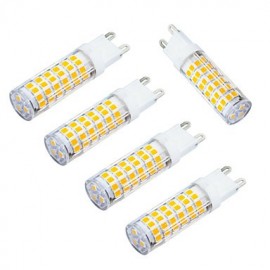 Ampoule LED épis de maïs G9 5W, blanc chaud/blanc froid, 480lm 75-2835 SMD (AC 220V), 5 pièces/lot