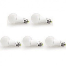 Ampoules Globe LED 13W E26/E27 A60(A19) 1 COB 1260 lm Blanc Chaud V