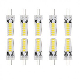 4W G4 LED à deux broches T 12 SMD 5730 280 lm Blanc Chaud / Blanc Froid Étanche DC 12 V 10 pcs