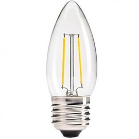 Ampoules à filament LED E26/E27 C35 COB 400 lm Blanc chaud Intensité variable / Décorative V