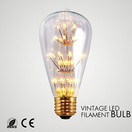 pièces GMY E26 1.6W 140-180 lm blanc chaud LED ST64 étoile décoration décorative Vintage lumière AC120V