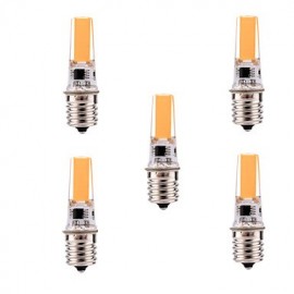 5Pcs Dimmable 5W E17 LED Bi-pin Light T 1 COB 400-500 lm Blanc Chaud/Blanc Froid V