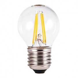 Ampoules Globe LED 5W E26/E27 G60 4 COB 350-550 lm Blanc Chaud V 5 pcs