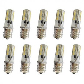 10 pièces 5W E17 décoration lumière T 64LED 3014SMD 380LM blanc chaud/blanc froid variable AC110V/220 V