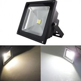 Lampe d'inondation LED noire étanche 50 W 5000 lm 2800-7000 K lumière blanche froide et lumière blanche chaude (85 V-265 V)