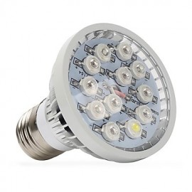 12W E14 GU10 E27 Lampes de culture LED 12 LED haute puissance 290-330 lm Blanc chaud UV (lumière noire) Rouge Bleu AC85-265 V 1 pièce