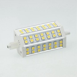 R7S 10W 5060SMD 42LED 1200-1400LM 6500-7500K AC100V-240V Blanc - Blanc argenté