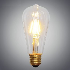 Ampoules à incandescence décoratives, E14/E26/E27 2 W 2 COB LM jaune V