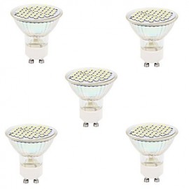 pièces 48LED SMD2835 GU10/MR16 LED projecteur corps en verre résistant à la chaleur ampoule LED éclairage (AC220-240V)