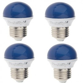 pièces Style romantique E27 3W 250lm 6-SMD 2835 LED rouge/bleu/vert/jaune ampoule de vacances 220V