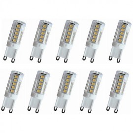 4W E14 / G9 / G4 LED à deux broches T 33LED SMD 2835 300-350LM Blanc chaud / Blanc froid Décoratif AC110 / AC220 V 10 pcs