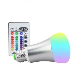 Lampe Led 10W E27 RGB avec mémoire, 16 couleurs, Spot Led, ampoule à intensité variable (85-265V)