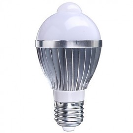 Ampoule LED E27 B22 85V-265V 400-550Lm 5W avec capteur de corps