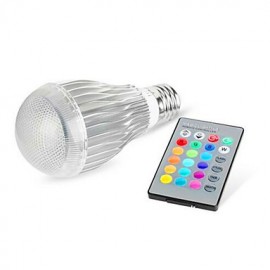 Ampoule télécommandée intelligente colorée de RVB LED10w avec la mémoire de puissance