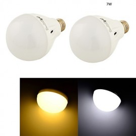 pièces E27 7 W 16 * SMD5730 550LM blanc/lumière blanche chaude LED ampoules Globe de haute qualité à économie d'énergie (AC 220 V)