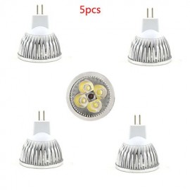 pièces 4W MR16 450LM lumière de couleur blanc chaud/froid LED spots (12V)