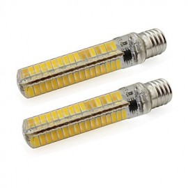 Ampoule LED E17 en silicone à intensité variable pour four à micro-ondes/machine de travail/éclairage domestique AC 110 V ou 220 V 136 SMD 5730 (2 pièces)