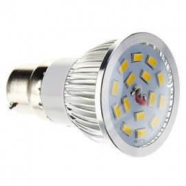 Spot LED B22 15 SMD 5730 100-550 lm Blanc Chaud Intensité Variable V