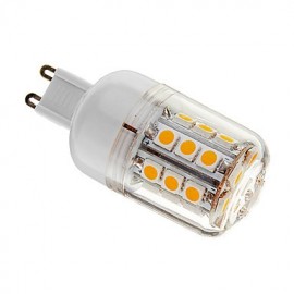 Lumières Maïs LED 4W G9 T 30 SMD 5050 400 lm Blanc Chaud Dimmable V