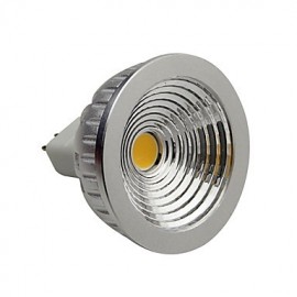 Spot LED 5W GU5.3(MR16) 1 COB 400-450LM lm Blanc Chaud Intensité Variable DC 12 V