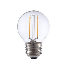 Ampoules à Filament LED 2W E26 G16.5 2 COB 200 lm Blanc Chaud Intensité Variable 120V 1 pcs