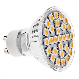 Spot LED GU10 3W MR16 29 SMD 5050 170 lm Blanc Chaud V