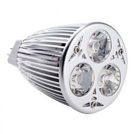 Spot LED GU5.3(MR16) MR16 3 LED haute puissance 540 lm Blanc chaud DC 12 V