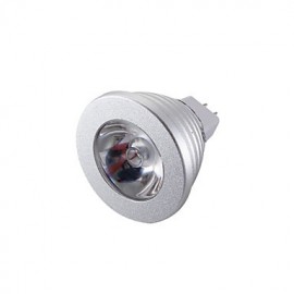 GX5.3 MR16 3W RVB 260lm 1 * lampe de décoration lumineuse LED (12V)