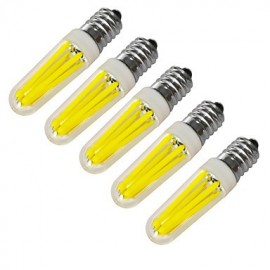 pcs/lot E14 4 W 320lm 4-COB LED blanc froid/blanc chaud ampoule lampe (AC 220 V)