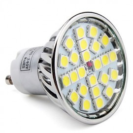 Spot LED GU10 4W MR16 24 SMD 5050 280 lm Blanc Naturel V