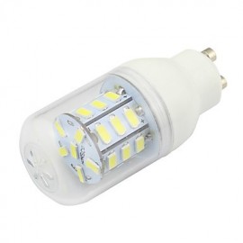 GU10 4W LED éclairage de maïs 5730SMD 27LEDs DC AC12V - 24V lumière à économie d'énergie blanc froid/chaud (1 pièce)