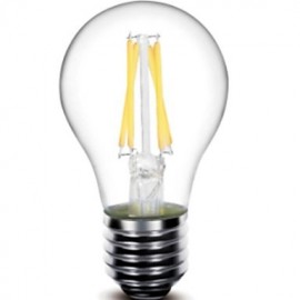 Ampoules à filament LED 5W E26/E27 G60 4 COB 440 lm Blanc chaud Intensité variable/Décorative